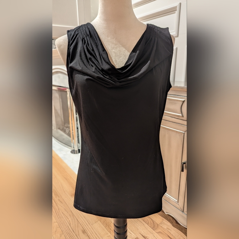 Rafaella Elegant Black Sleeveless Top